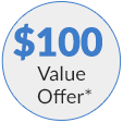 Get $100