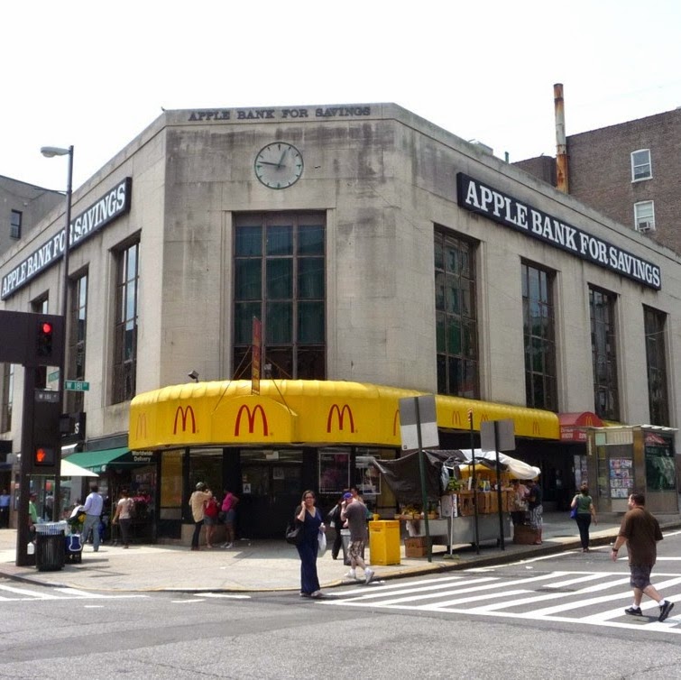 Washington Heights Bank W 181st St & Broadway NYC Apple Bank