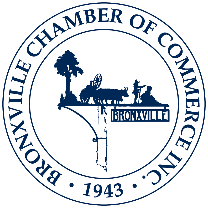 Bronxville Chamber of Commerce Inc. 1943 logo.